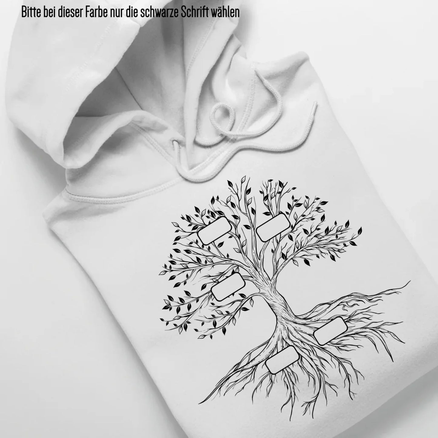 Family Tree - Bio Unisex Hoodie *personalisierbar* Cruiser Hoodie 2.0 ST ST White