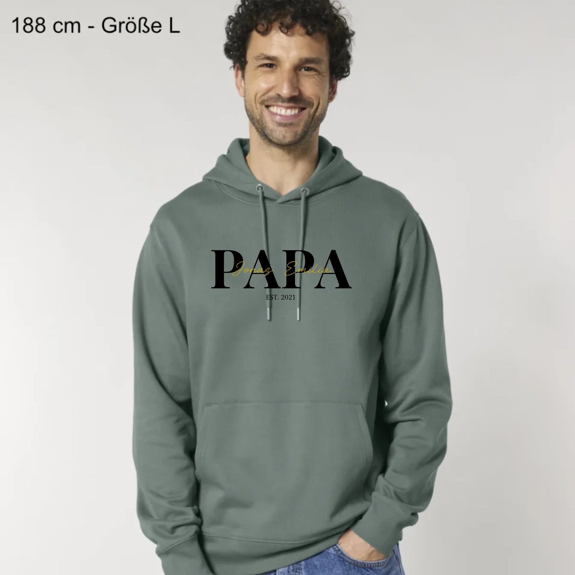 PAPA/MAMA + Kids - Bio Unisex Hoodie *personalisierbar*