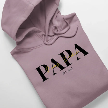 PAPA/MAMA + Kids - Bio Unisex Hoodie *personalisierbar* Cruiser Hoodie 2.0 ST ST Lilac-Dream