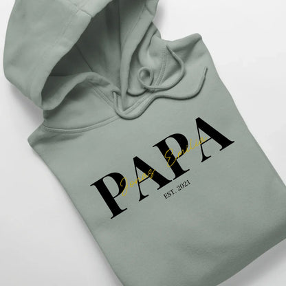 PAPA/MAMA + Kids - Bio Unisex Hoodie *personalisierbar* Cruiser Hoodie 2.0 ST ST Aloe