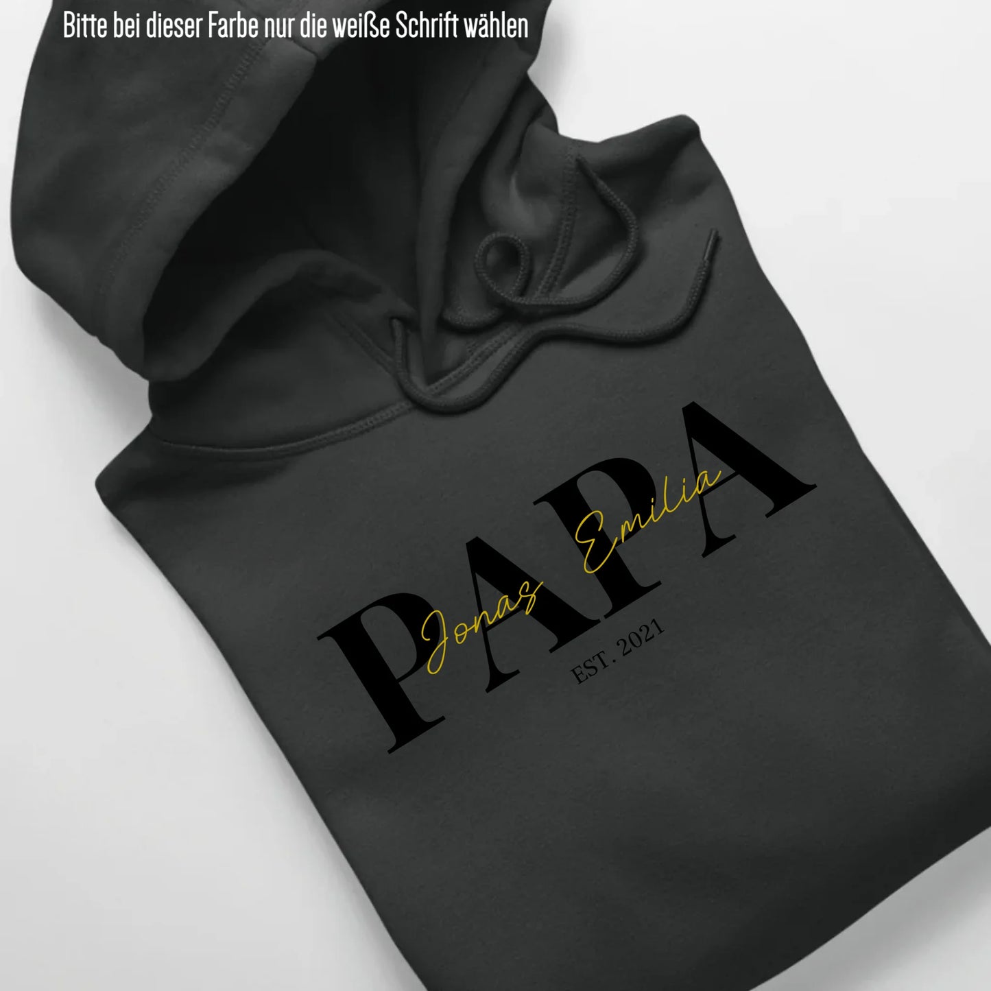 PAPA/MAMA + Kids - Bio Unisex Hoodie *personalisierbar* Cruiser Hoodie 2.0 ST ST Black