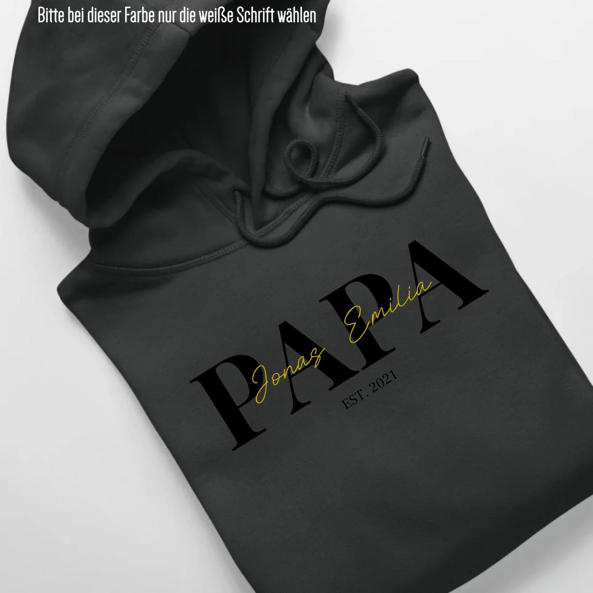 PAPA/MAMA + Kids - Bio Unisex Hoodie *personalisierbar* Cruiser Hoodie 2.0 ST ST Black