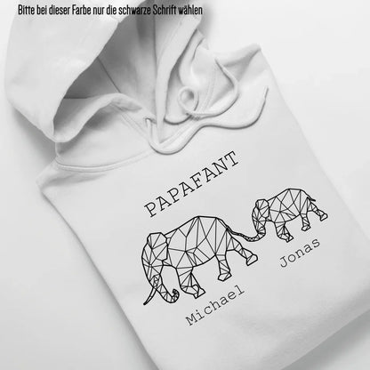 Papafant - Bio Unisex Hoodie *personalisierbar* Cruiser Hoodie 2.0 ST ST White