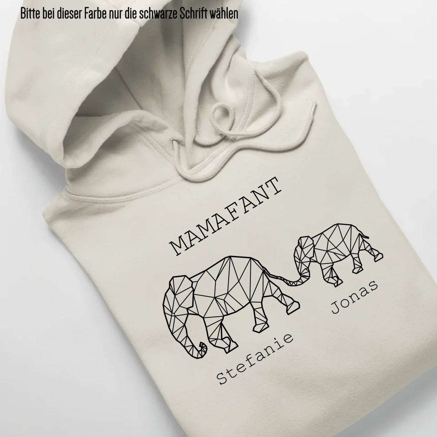 Mamafant - Bio Unisex Hoodie *personalisierbar* Cruiser Hoodie 2.0 ST ST Natural-Raw