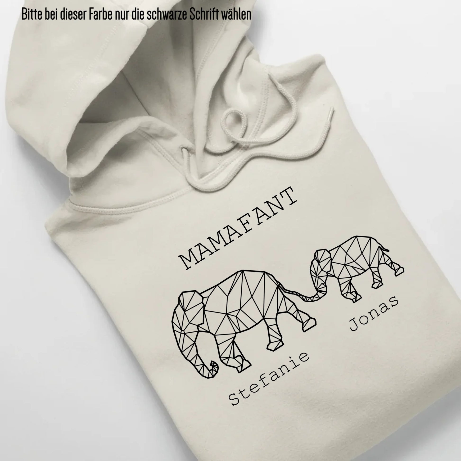 Mamafant - Bio Unisex Hoodie *personalisierbar* Cruiser Hoodie 2.0 ST ST Natural-Raw
