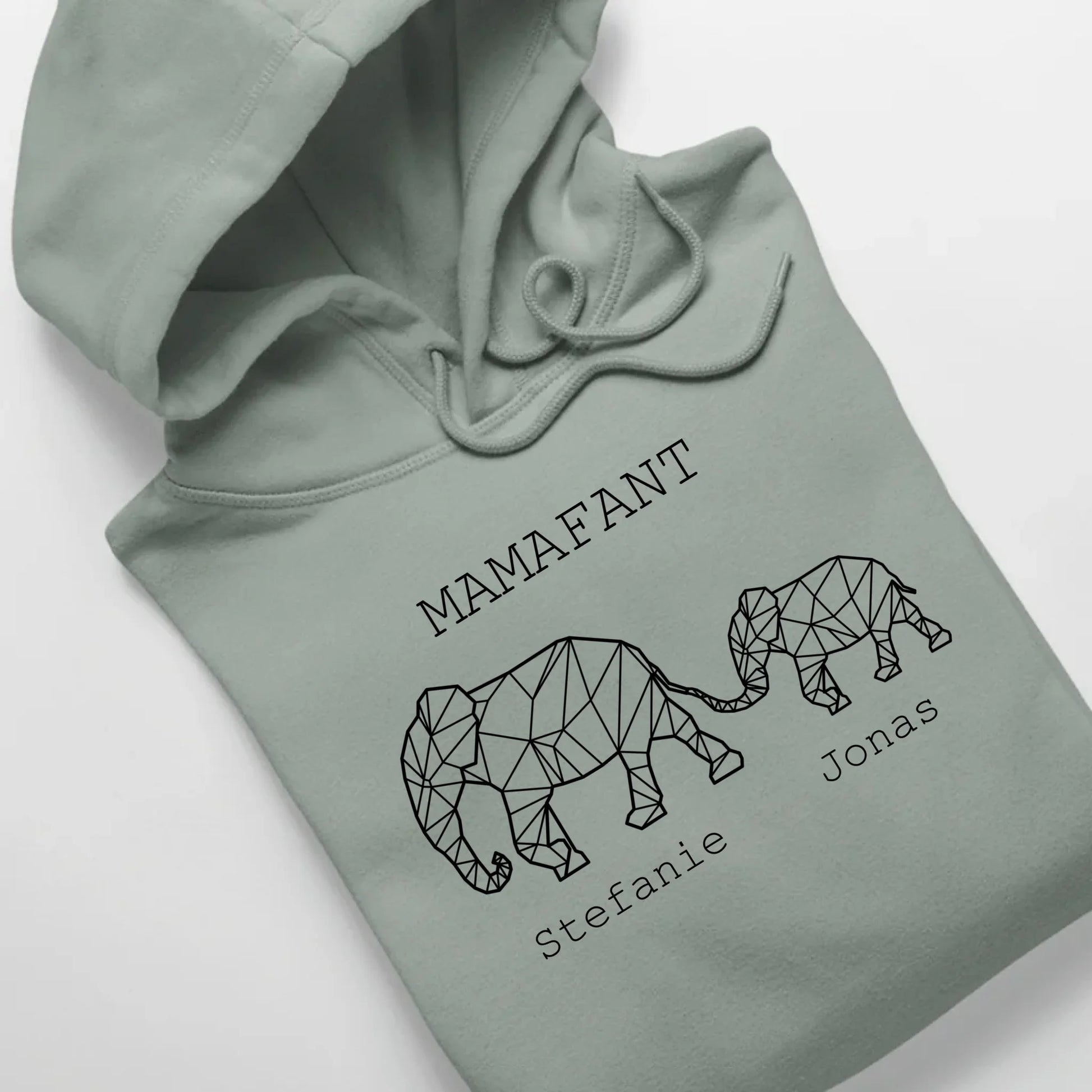Mamafant - Bio Unisex Hoodie *personalisierbar* Cruiser Hoodie 2.0 ST ST Aloe