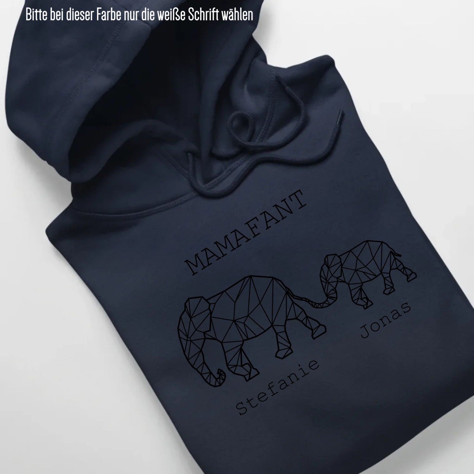 Mamafant - Bio Unisex Hoodie *personalisierbar* Cruiser Hoodie 2.0 ST ST French-Navy