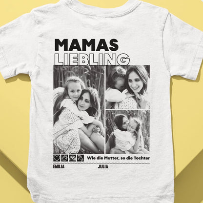 Papas/Mamas Junge/Mädchen - Bio Baby Shirt *personalisierbar mit Foto*