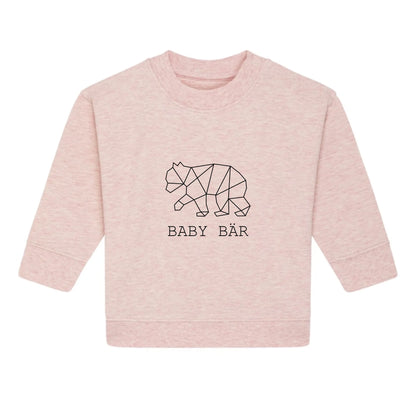 Baby Bär - Bio Baby Sweatshirt *personalisierbar (ohne Namen)*