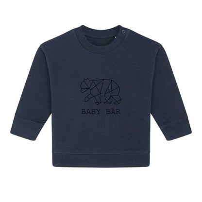 Baby Bär - Bio Baby Sweatshirt *personalisierbar (ohne Namen)*