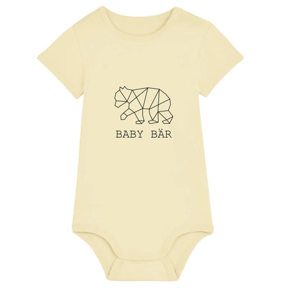 Baby Bär - Bio Baby Body *personalisierbar (ohne Namen)* Baby Body ST ST Butter