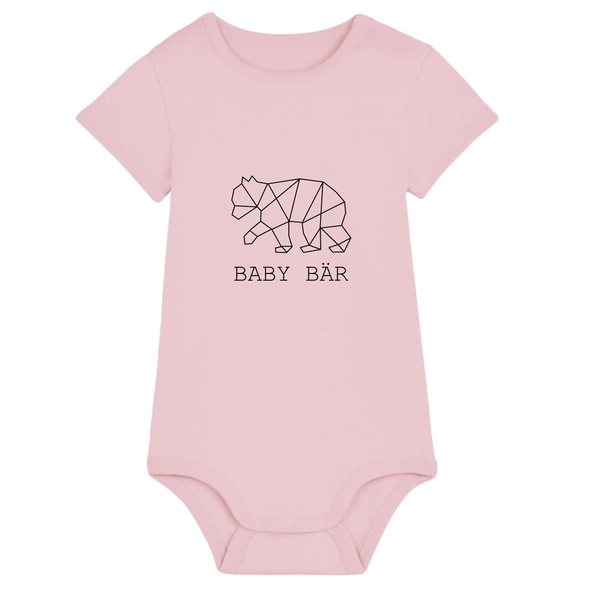 Baby Bär - Bio Baby Body *personalisierbar (ohne Namen)* Baby Body ST ST Cotton-Pink