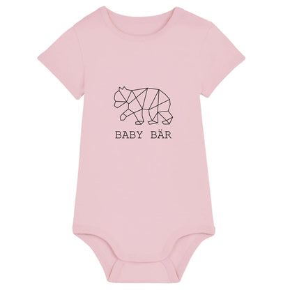 Baby Bär - Bio Baby Body *personalisierbar (ohne Namen)* Baby Body ST ST Cotton-Pink