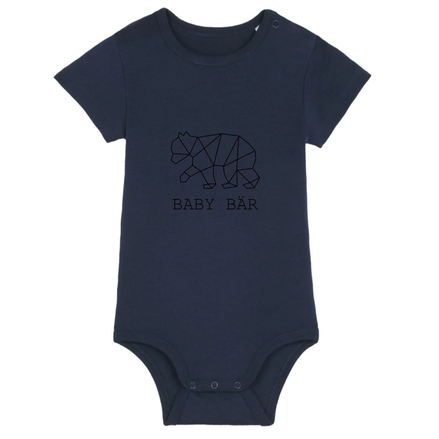 Baby Bär - Bio Baby Body *personalisierbar (ohne Namen)* Baby Body ST ST French-Navy