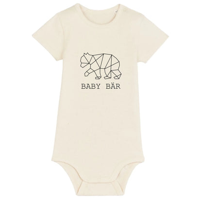 Baby Bär - Bio Baby Body *personalisierbar (ohne Namen)* Baby Body ST ST Natural-Raw