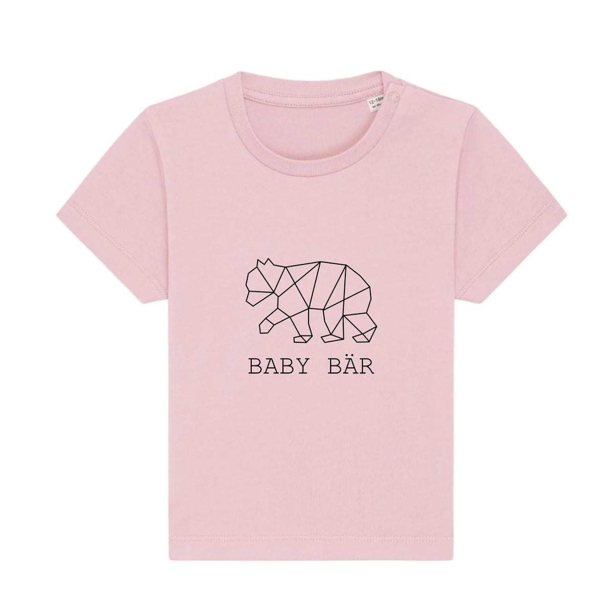 Baby Bär - Bio Baby Shirt *personalisierbar (ohne Namen)* Baby Creator T-Shirt ST ST NEU Cotton-Pink