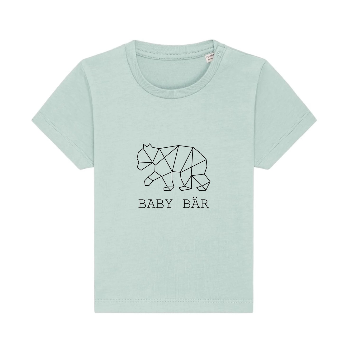 Baby Bär - Bio Baby Shirt *personalisierbar (ohne Namen)* Baby Creator T-Shirt ST ST NEU Caribbean-Blue