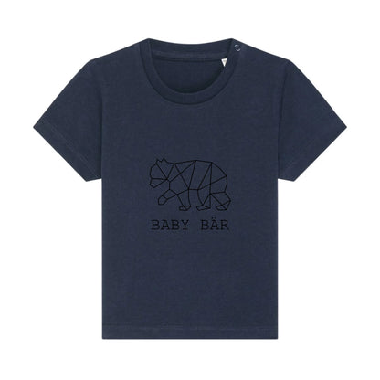 Baby Bär - Bio Baby Shirt *personalisierbar (ohne Namen)* Baby Creator T-Shirt ST ST NEU French-Navy