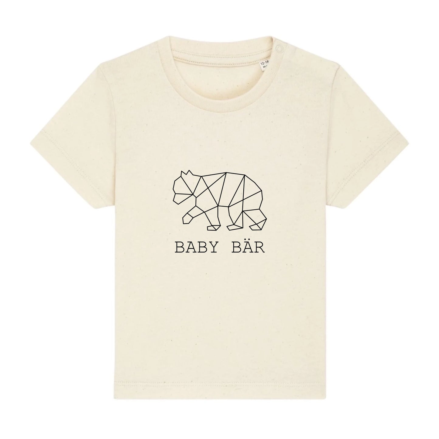 Baby Bär - Bio Baby Shirt *personalisierbar (ohne Namen)* Baby Creator T-Shirt ST ST NEU Natural-Raw