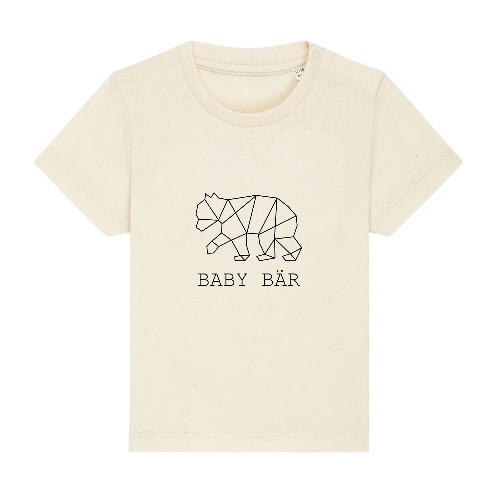 Baby Bär - Bio Baby Shirt *personalisierbar (ohne Namen)* Baby Creator T-Shirt ST ST NEU Natural-Raw