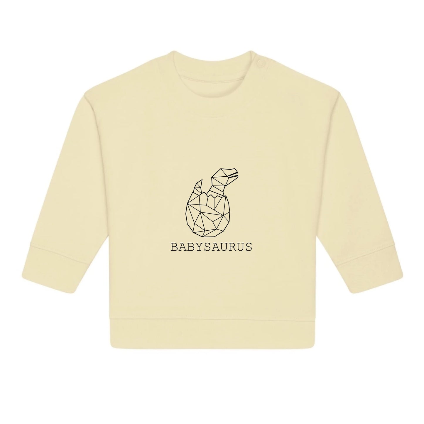 Babysaurus - Bio Baby Sweathirt *personalisierbar (ohne Namen)*
