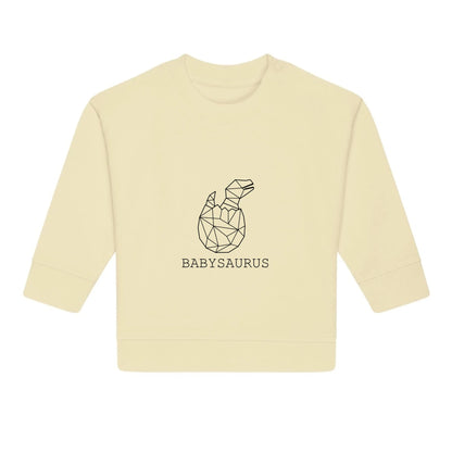 Babysaurus - Bio Baby Sweathirt *personalisierbar (ohne Namen)*