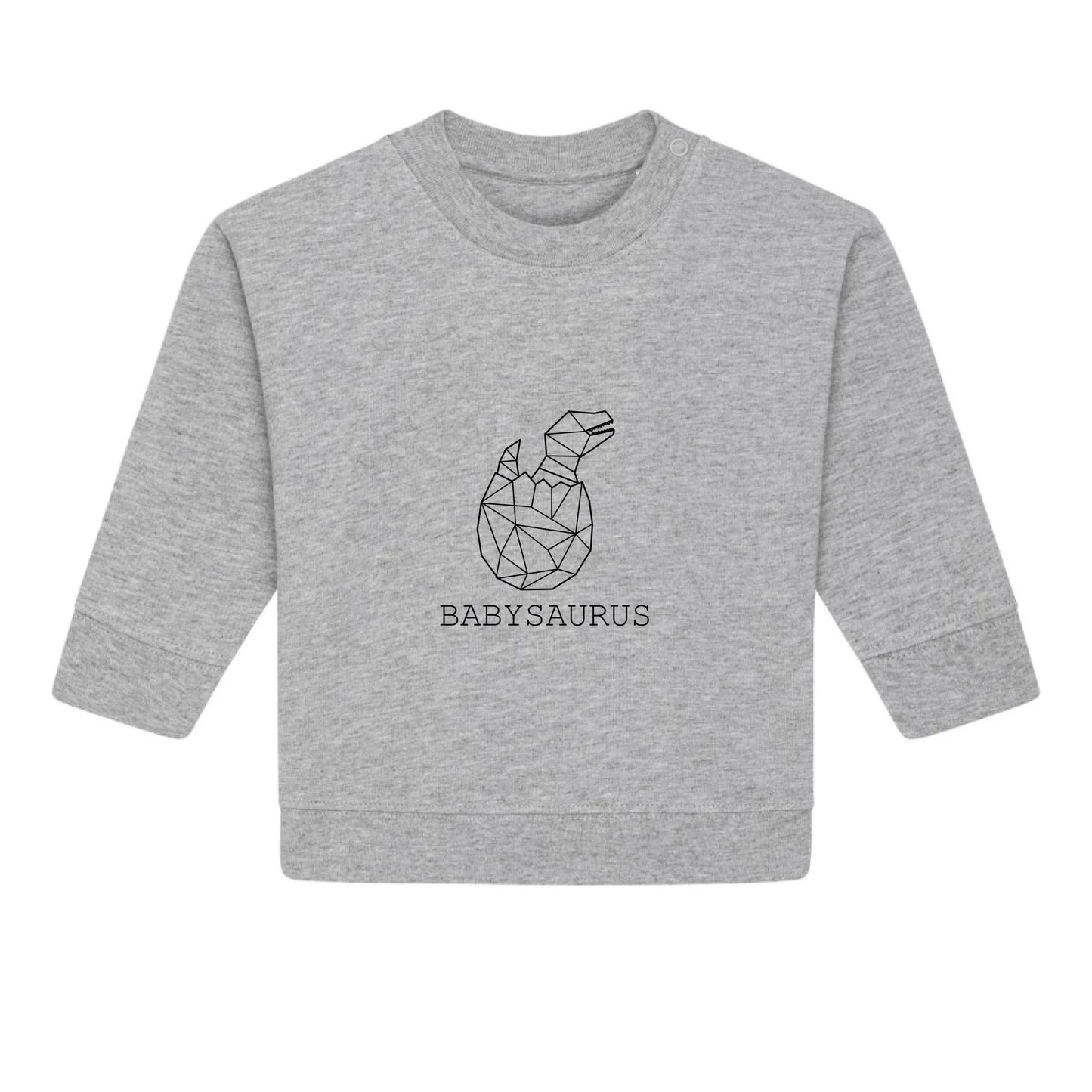 Babysaurus - Bio Baby Sweathirt *personalisierbar (ohne Namen)*