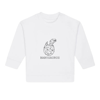 Babysaurus - Bio Baby Sweathirt *personalisierbar (ohne Namen)*