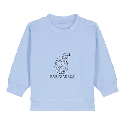 Babysaurus - Bio Baby Sweathirt *personalisierbar (ohne Namen)*