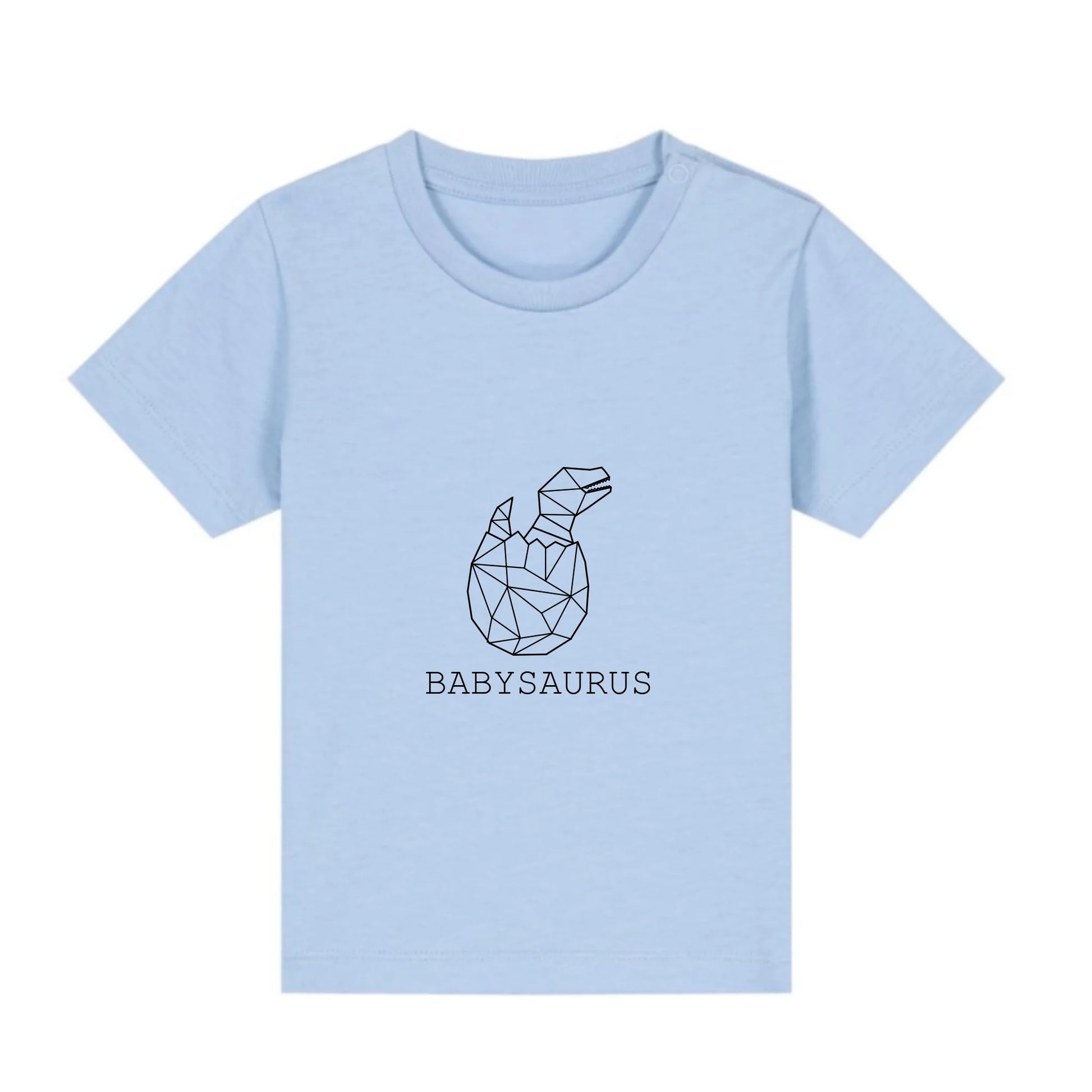 Babysaurus - Bio Baby Shirt *personalisierbar (ohne Namen)* Baby Creator T-Shirt ST ST NEU Blue-Soul