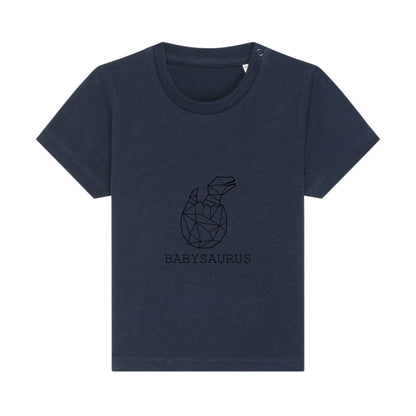 Babysaurus - Bio Baby Shirt *personalisierbar (ohne Namen)* Baby Creator T-Shirt ST ST NEU French-Navy