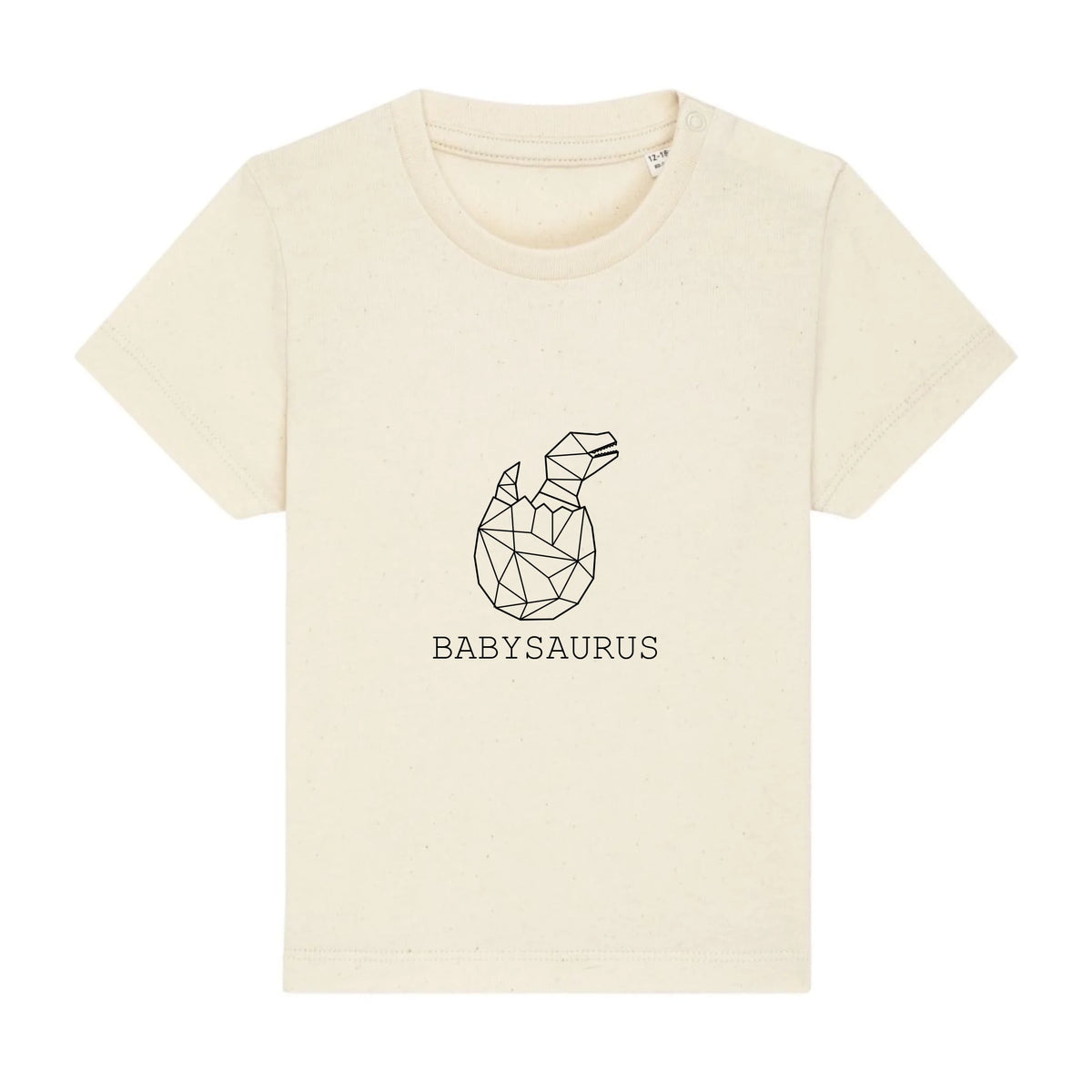 Babysaurus - Bio Baby Shirt *personalisierbar (ohne Namen)* Baby Creator T-Shirt ST ST NEU Natural-Raw