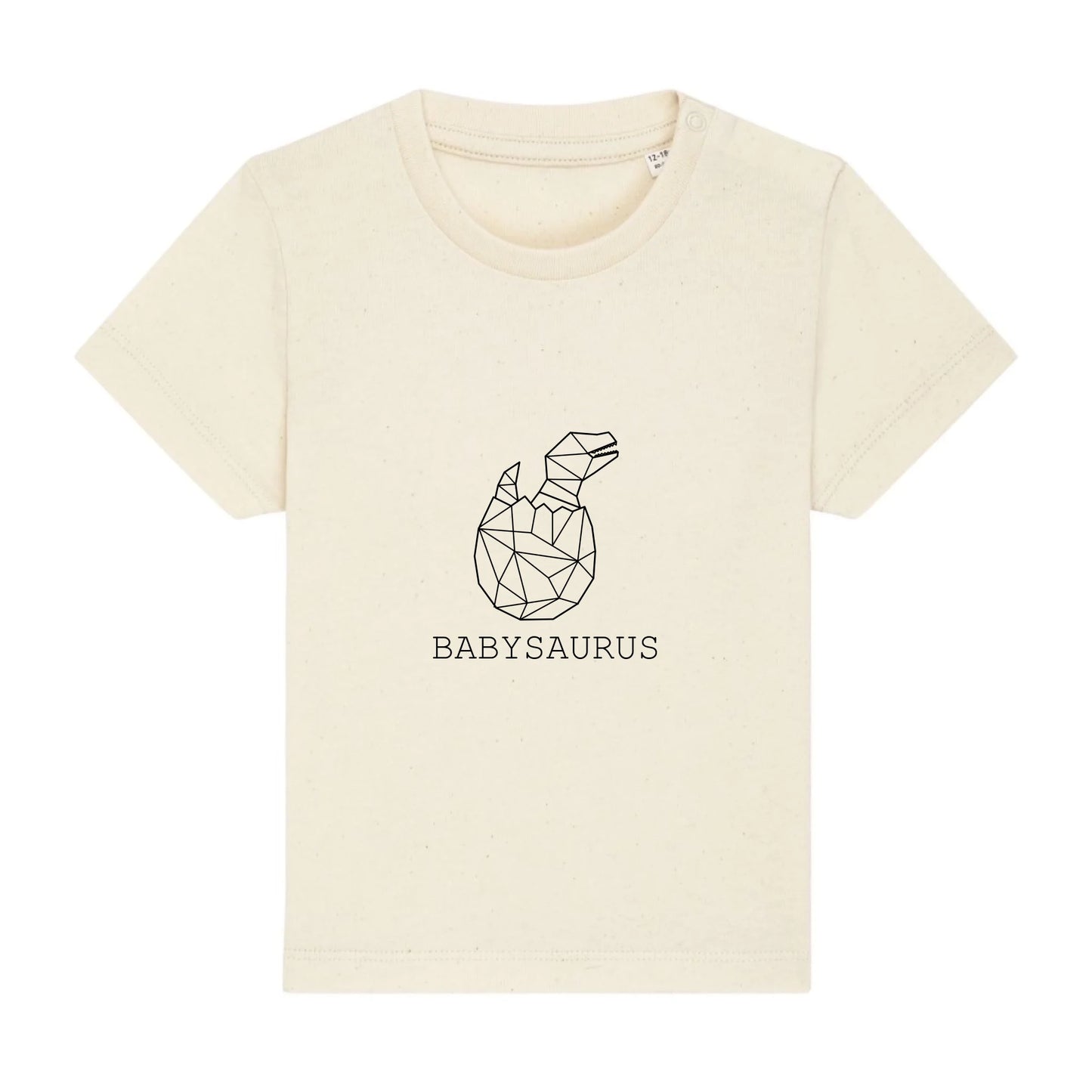 Babysaurus - Bio Baby Shirt *personalisierbar (ohne Namen)* Baby Creator T-Shirt ST ST NEU Natural-Raw