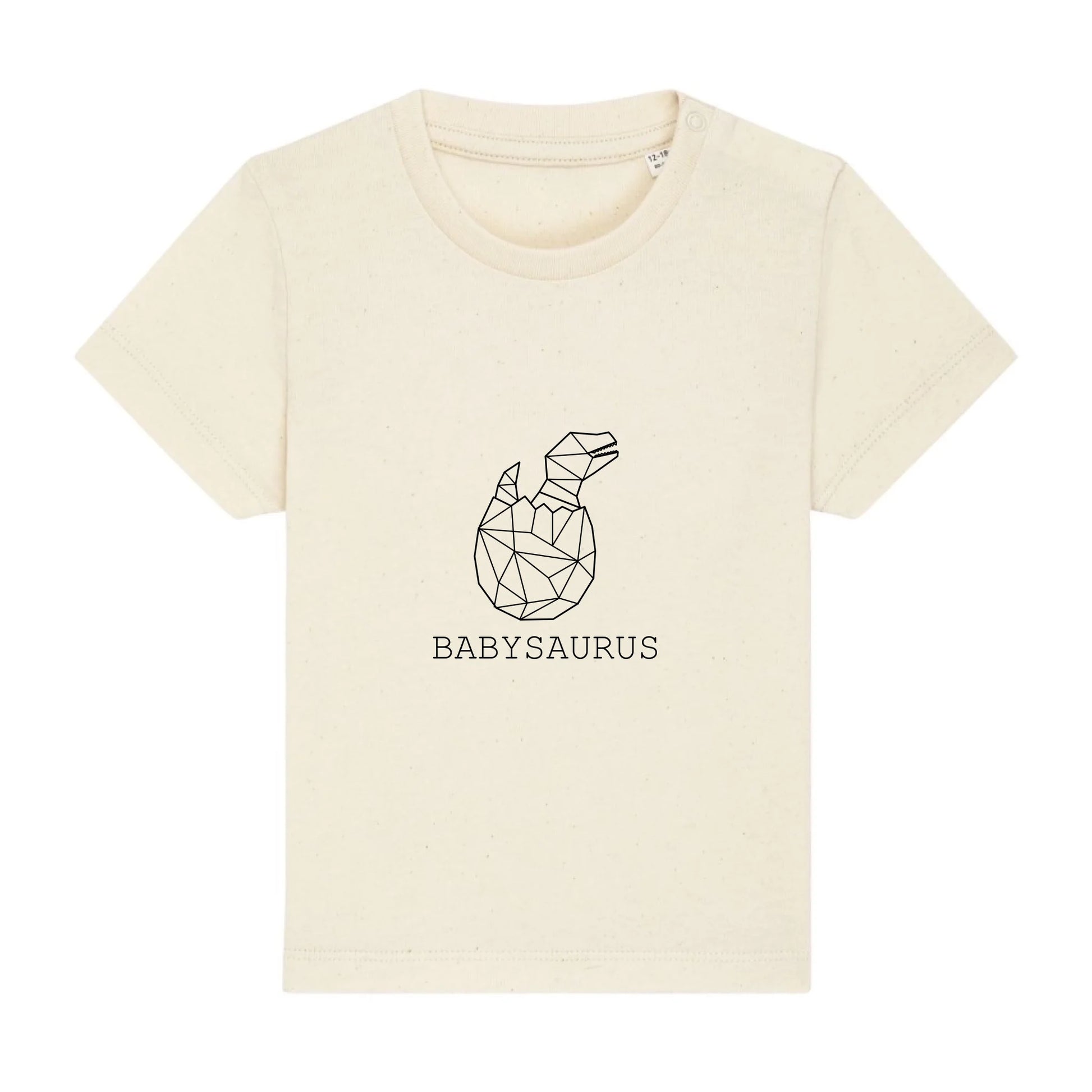 Babysaurus - Bio Baby Shirt *personalisierbar (ohne Namen)* Baby Creator T-Shirt ST ST NEU Natural-Raw