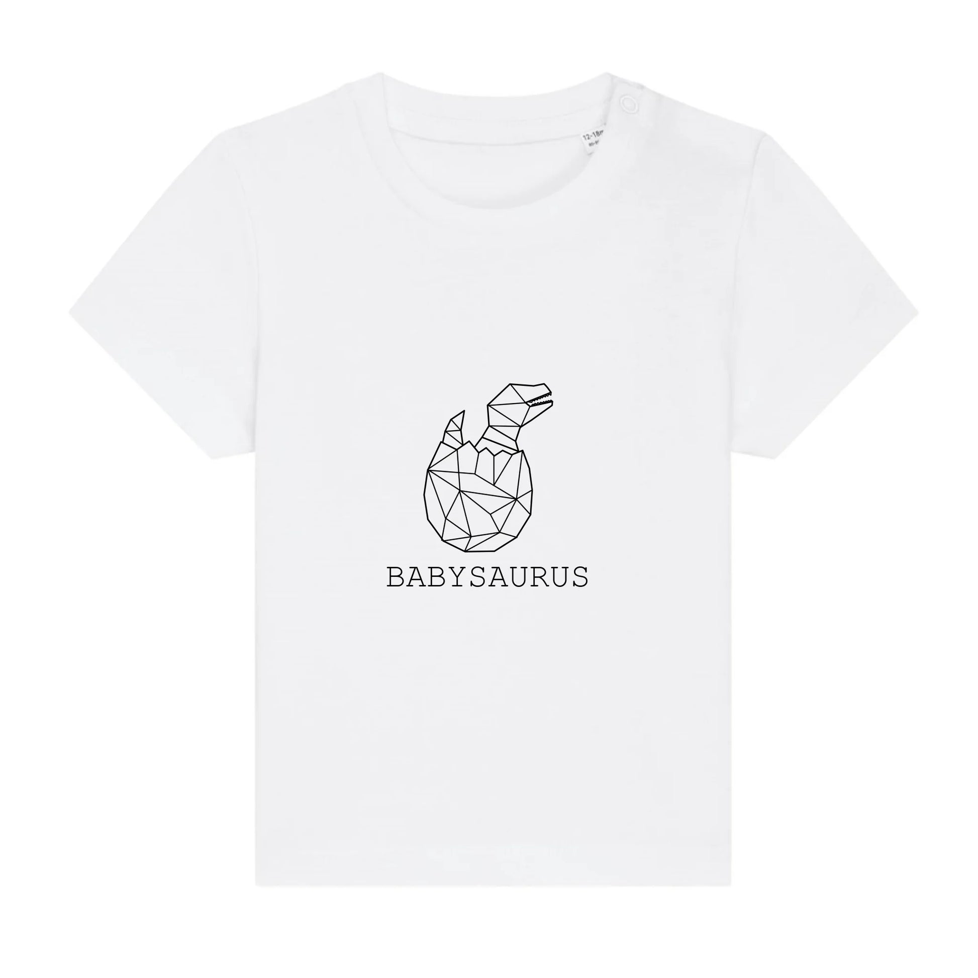 Babysaurus - Bio Baby Shirt *personalisierbar (ohne Namen)* Baby Creator T-Shirt ST ST NEU White