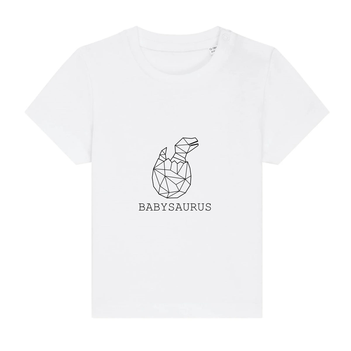 Babysaurus - Bio Baby Shirt *personalisierbar (ohne Namen)* Baby Creator T-Shirt ST ST NEU White