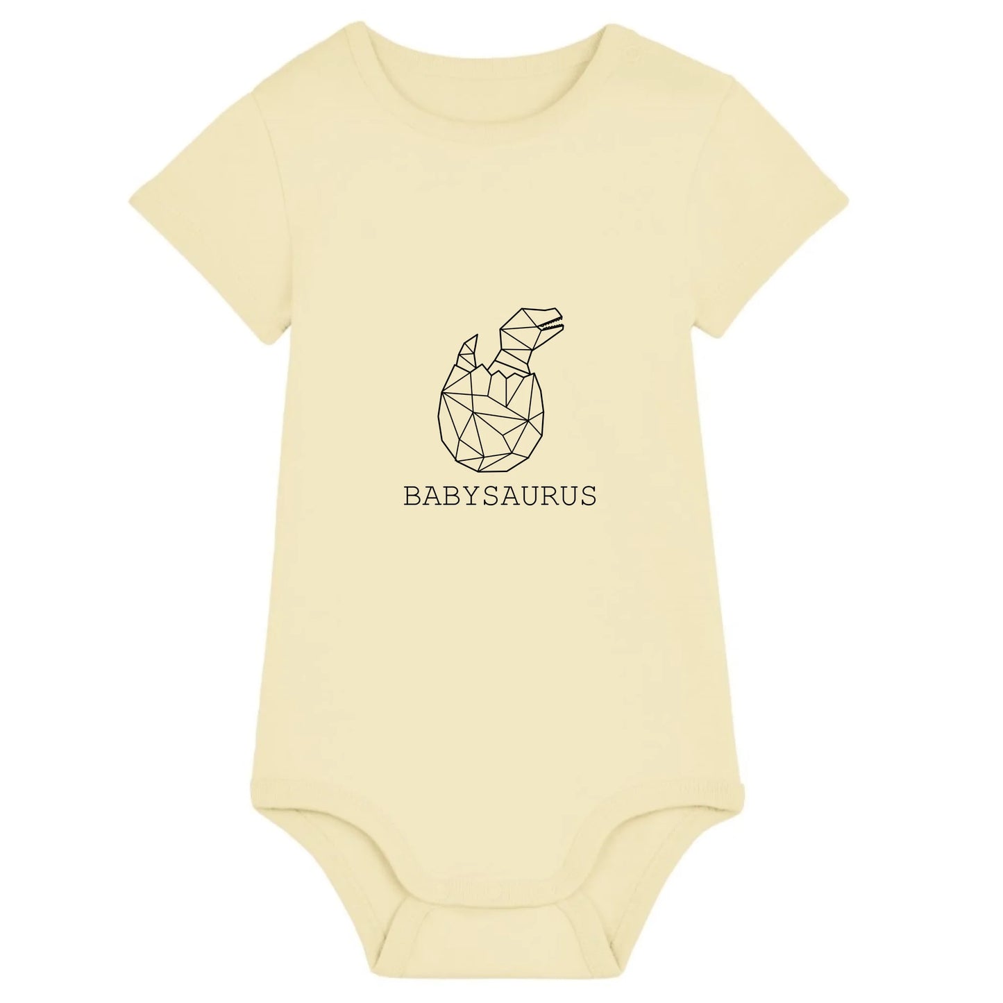 Babysaurus - Bio Baby Body *personalisierbar (ohne Namen)* Baby Body ST ST Butter