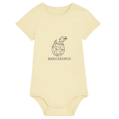 Babysaurus - Bio Baby Body *personalisierbar (ohne Namen)* Baby Body ST ST Butter