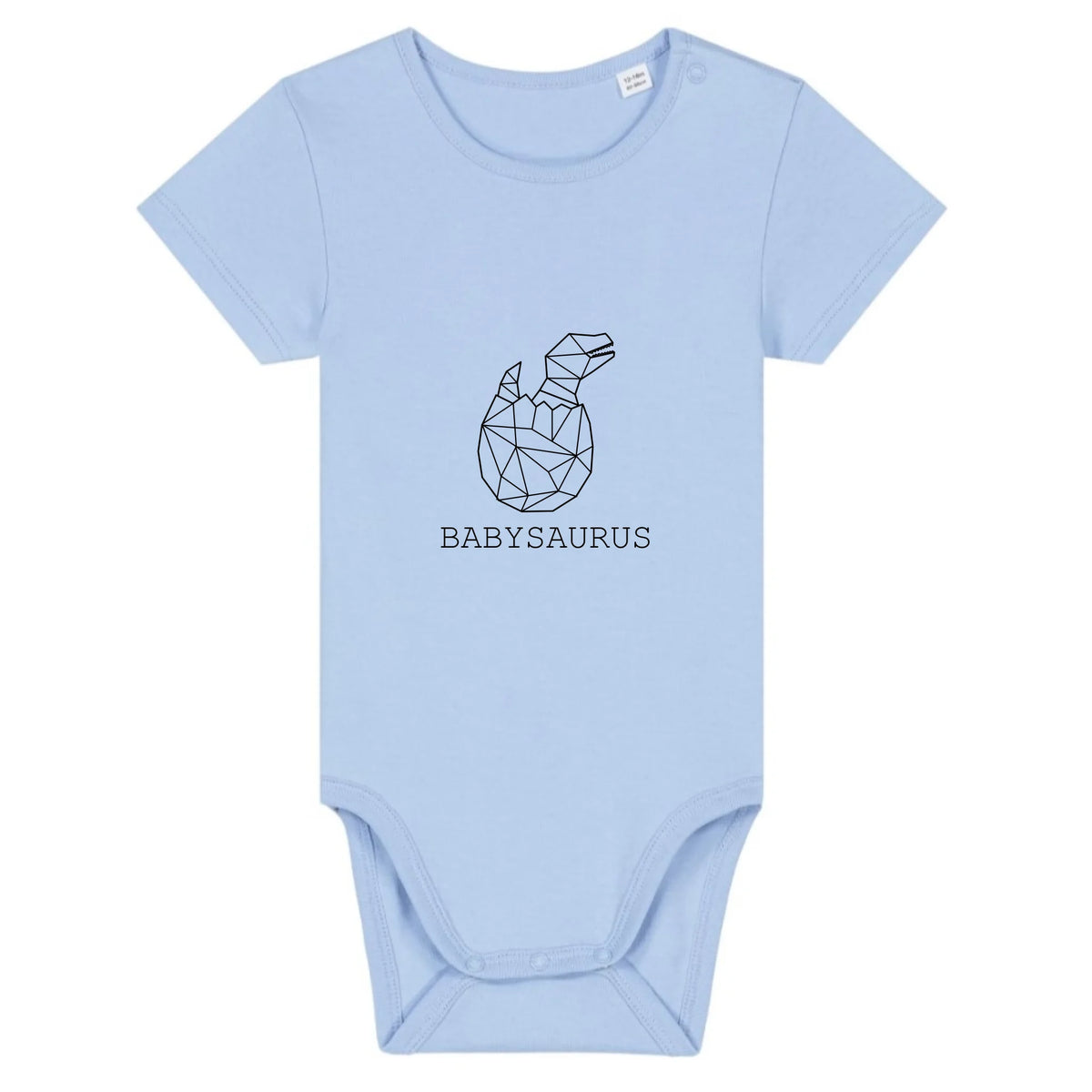 Babysaurus - Bio Baby Body *personalisierbar (ohne Namen)* Baby Body ST ST Blue-Soul