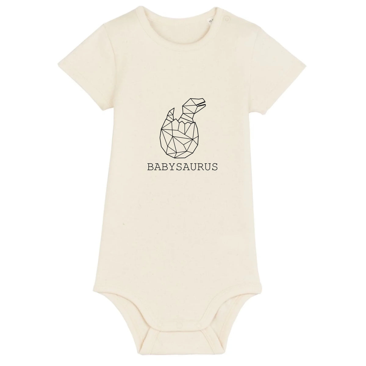 Babysaurus - Bio Baby Body *personalisierbar (ohne Namen)* Baby Body ST ST Natural-Raw