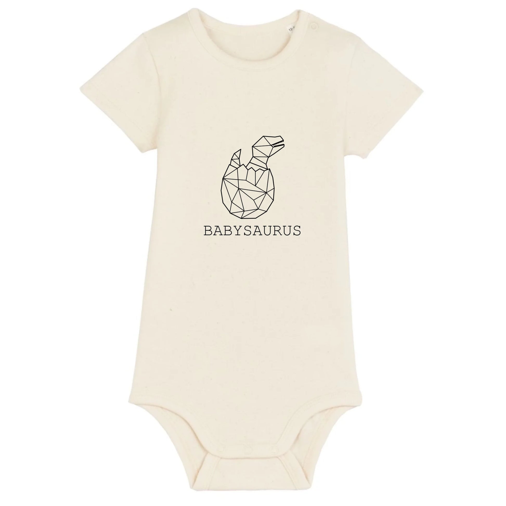 Babysaurus - Bio Baby Body *personalisierbar (ohne Namen)* Baby Body ST ST Natural-Raw