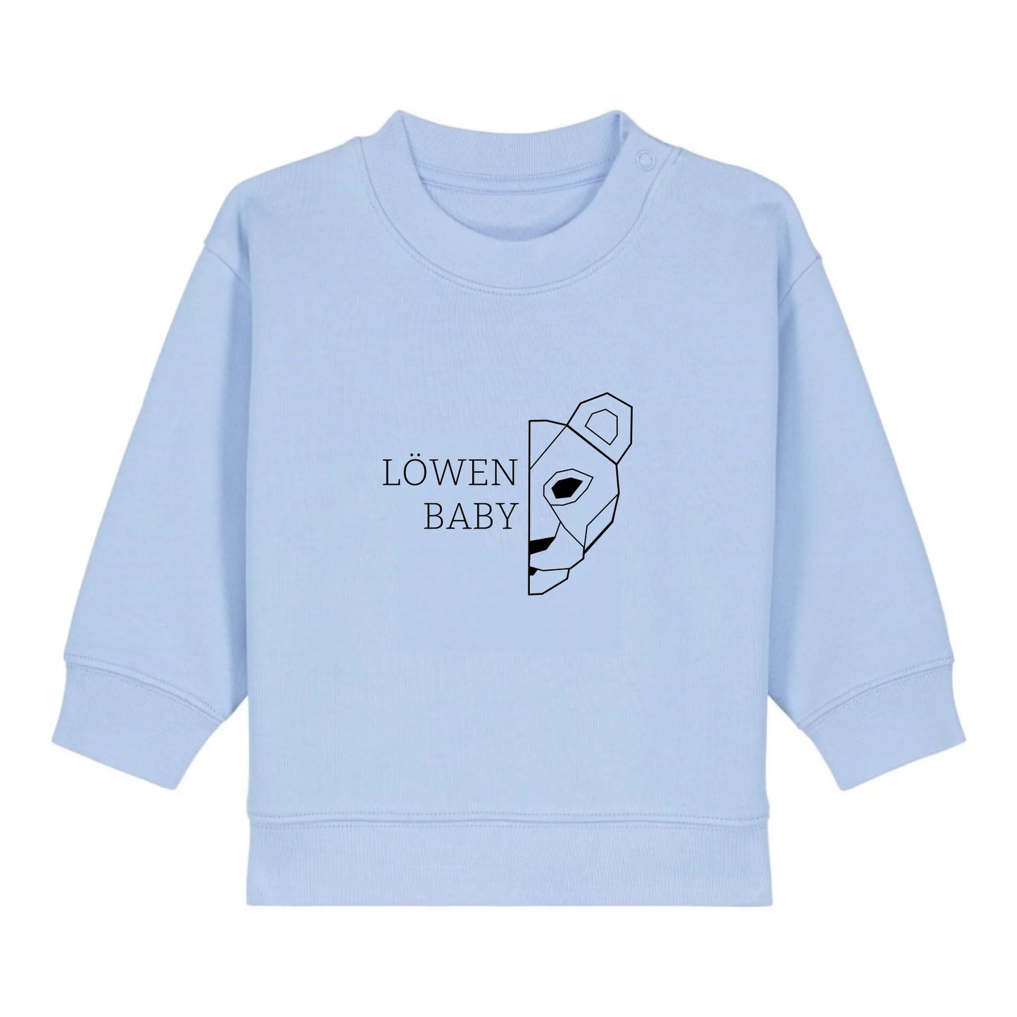Löwen Baby - Bio Baby Sweatshirt *personalisierbar (ohne Namen)*