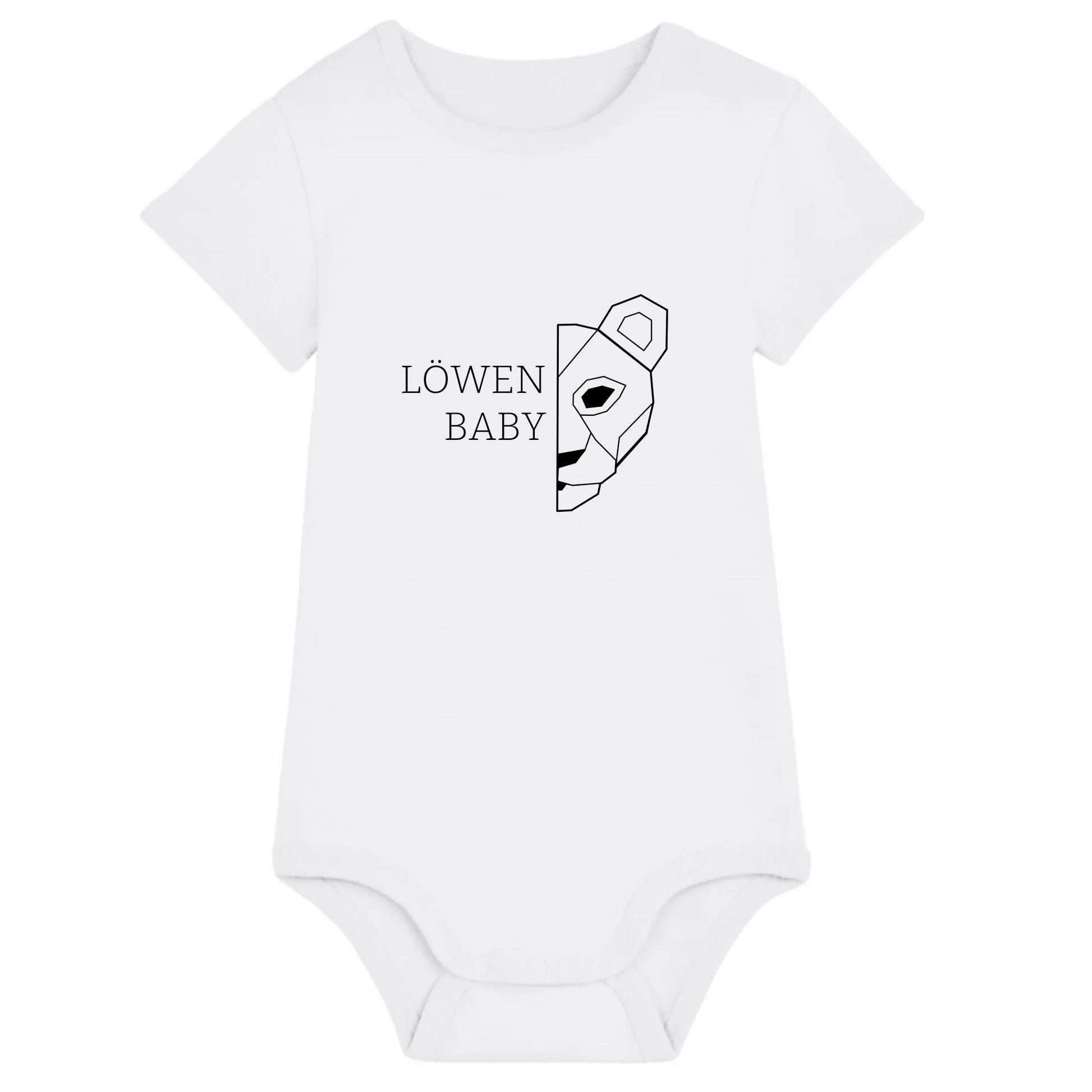 Löwen Baby - Bio Baby Body *personalisierbar (ohne Namen)* Baby Body ST ST White