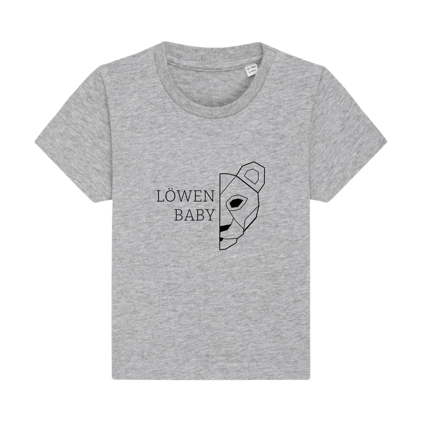 Löwen Baby - Bio Baby Shirt *personalisierbar (ohne Namen)*