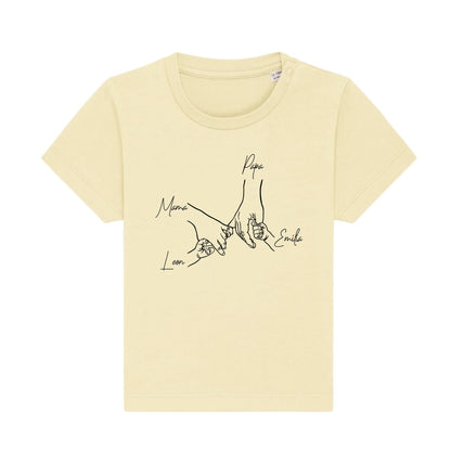 Family Hands - Bio Baby Shirt *personalisierbar*