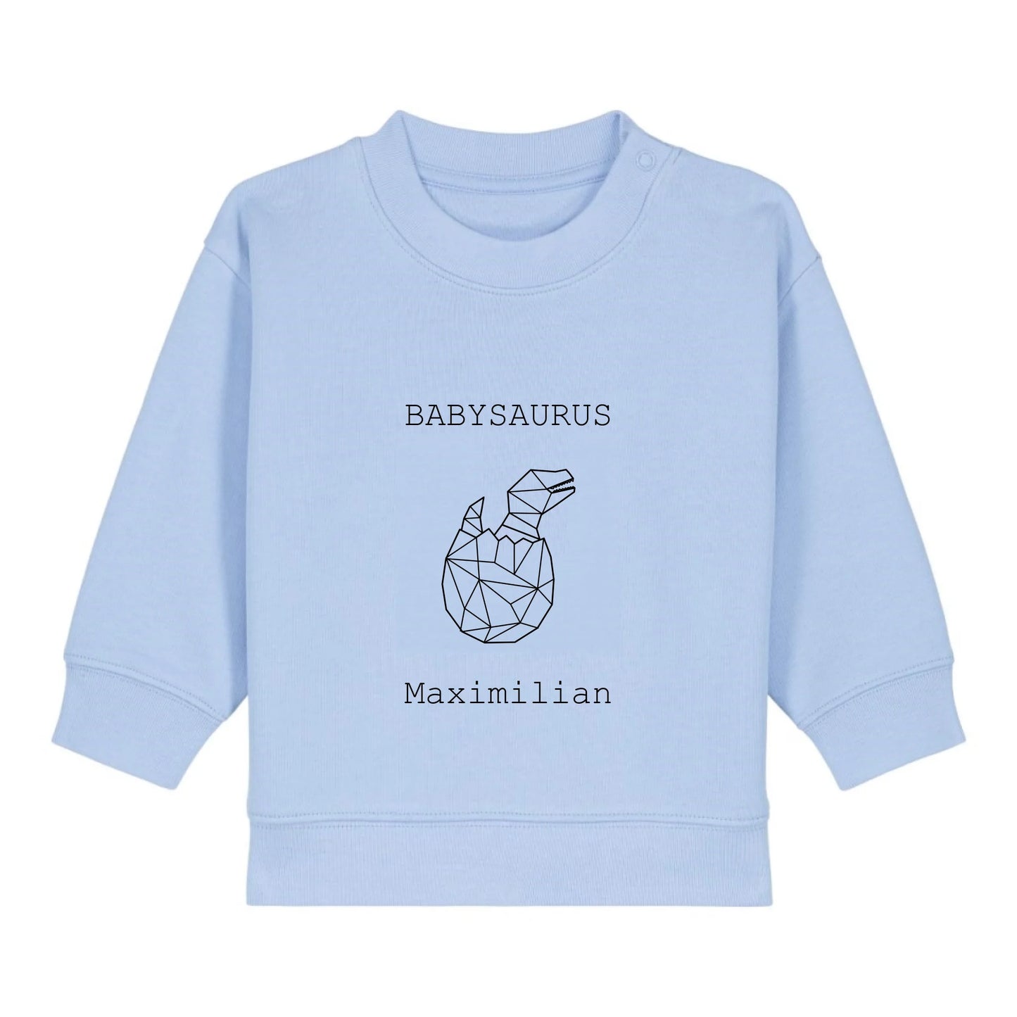 Babysaurus - Bio Baby Sweatshirt *personalisierbar (mit Namen)*