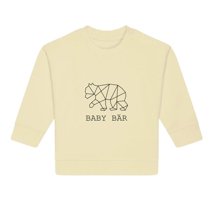 Baby Bär - Bio Baby Sweatshirt *personalisierbar (ohne Namen)*