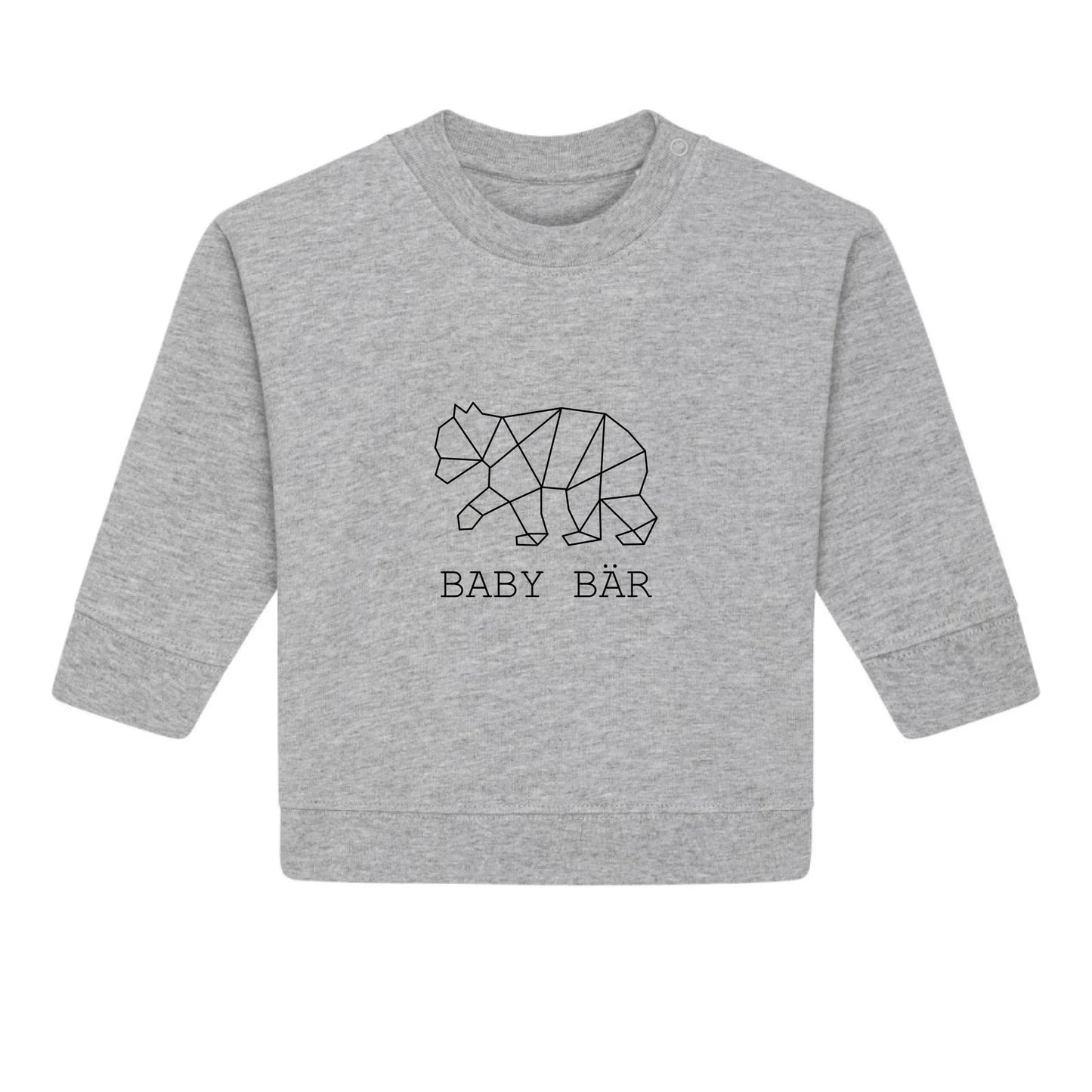 Baby Bär - Bio Baby Sweatshirt *personalisierbar (ohne Namen)*