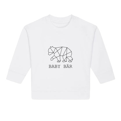 Baby Bär - Bio Baby Sweatshirt *personalisierbar (ohne Namen)*