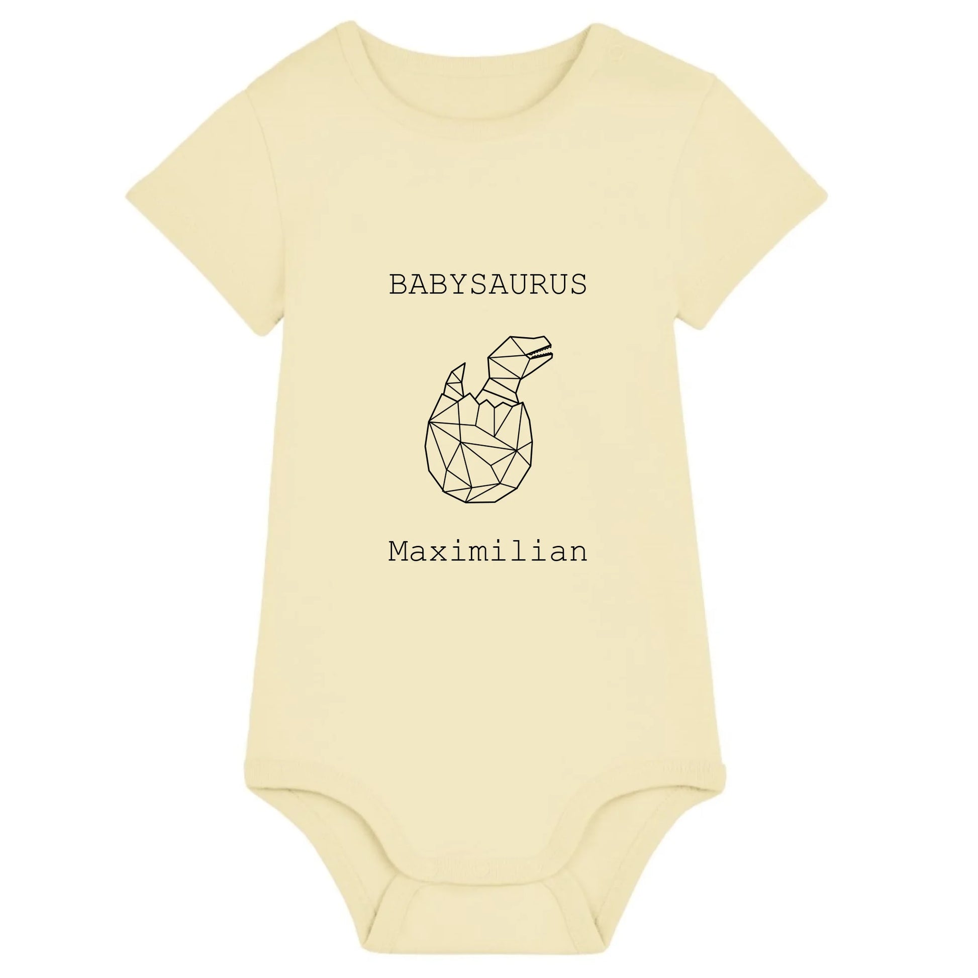 Babysaurus - Bio Baby Body *personalisierbar (mit Namen)* Baby Body ST ST Butter